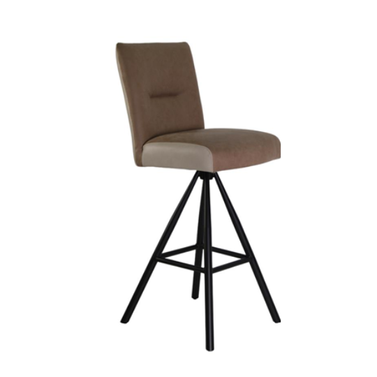Scaun bar de bucatarie din piele de bivol ✔ Model INDU