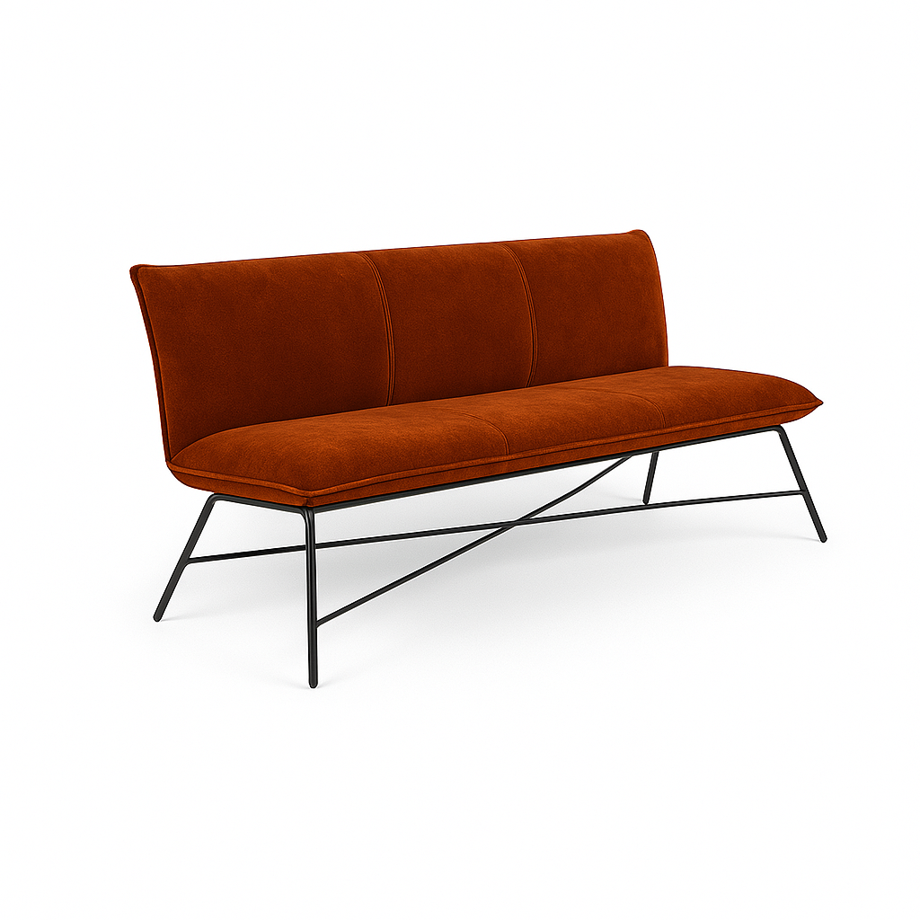 Bancheta catifea BEJ INCHIS | model FLIP