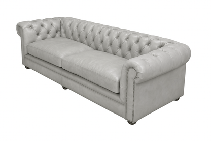 Canapea chesterfield GYMA piele ALBA
