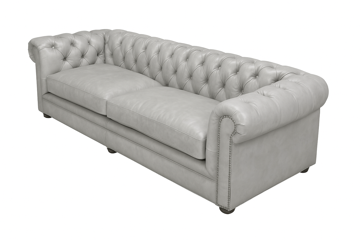 Canapea chesterfield GYMA piele ALBA