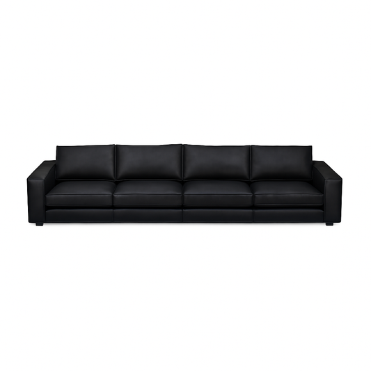 Canapea piele SENI culoare NEGRU