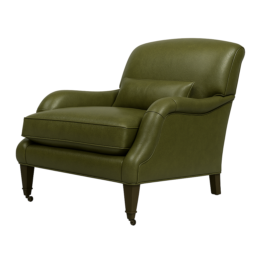 Fotoliu piele VERDE | model TORE
