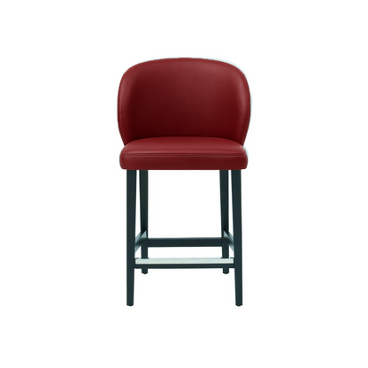 Scaun bar piele naturala GALBENA | model CAPRICE