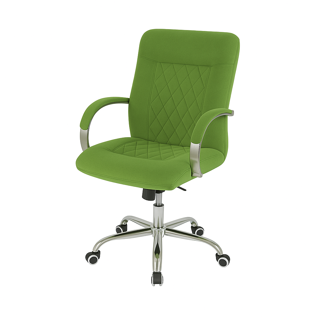Scaun birou catifea VERDE | model DONALD O