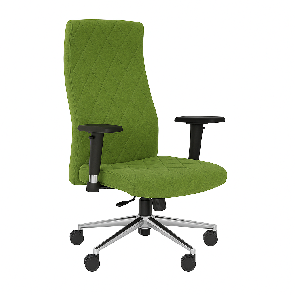 Scaun birou catifea VERDE | model MAGIC P