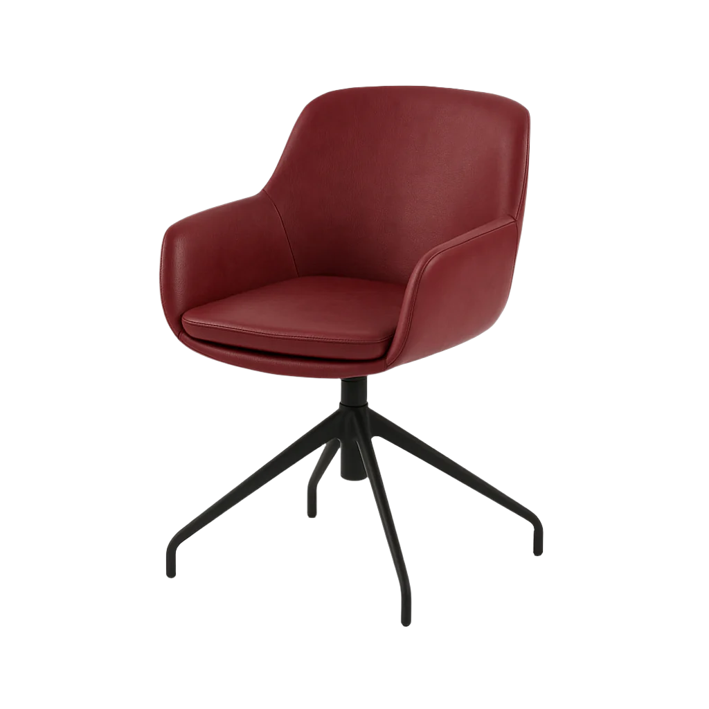 Scaun piele VERDE | model FEBE