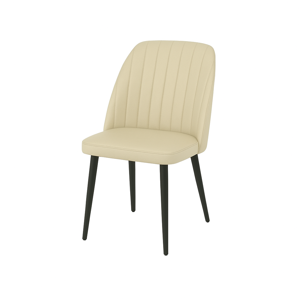 Scaun piele GALBENA | model CREA