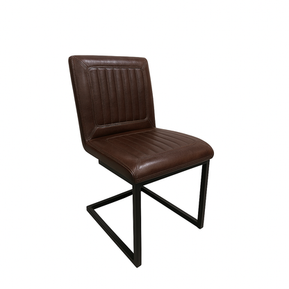 Scaun piele MARO INCHIS | model INDU BROOKLYN NA