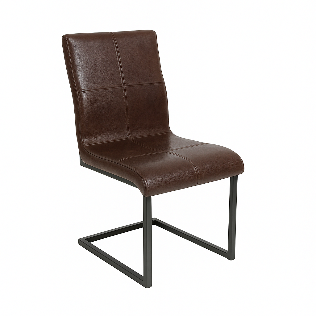 Scaun piele MARO INCHIS | model INDU QUADRANT A