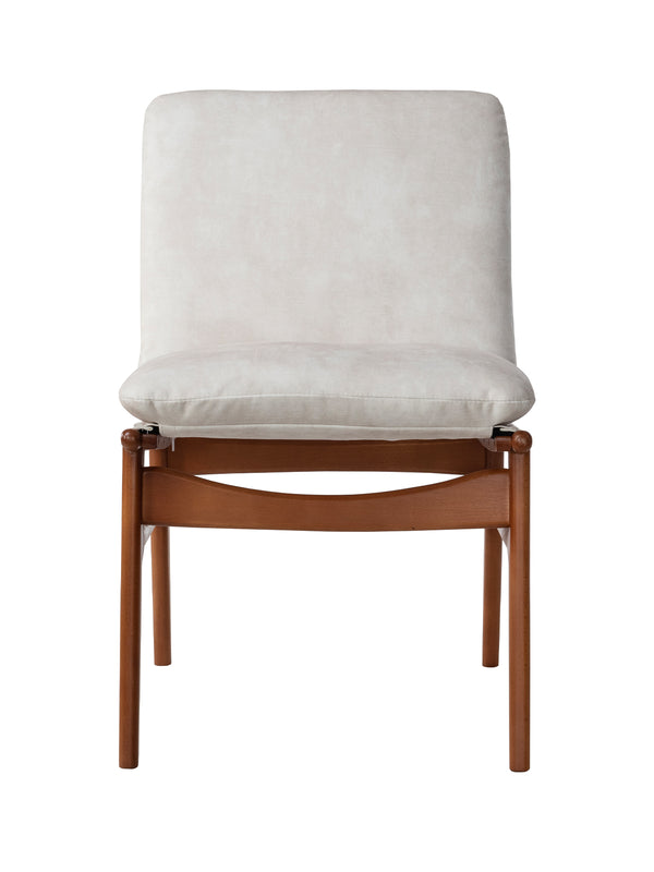 Scaun din lemn si stofa | model ALDO NA